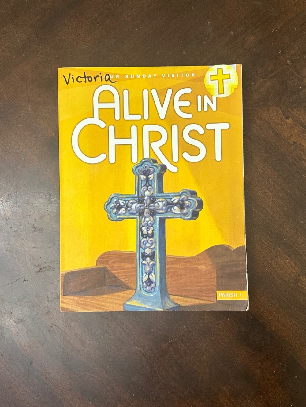 SUNDAY CHURCH SCHOOL BOOK - ALIVE IN CHRIST - GRADE 1 - JESUS - CATHOLIC VISITOR